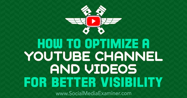 Jeremy Vestin YouTube-kanavan ja videoiden optimointi parempaa näkyvyyttä varten sosiaalisen median tutkijalla.