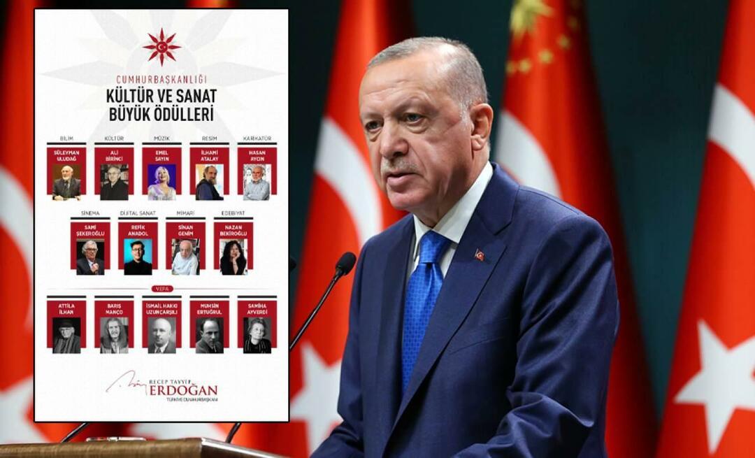 Presidentti Erdoğan jakoi 