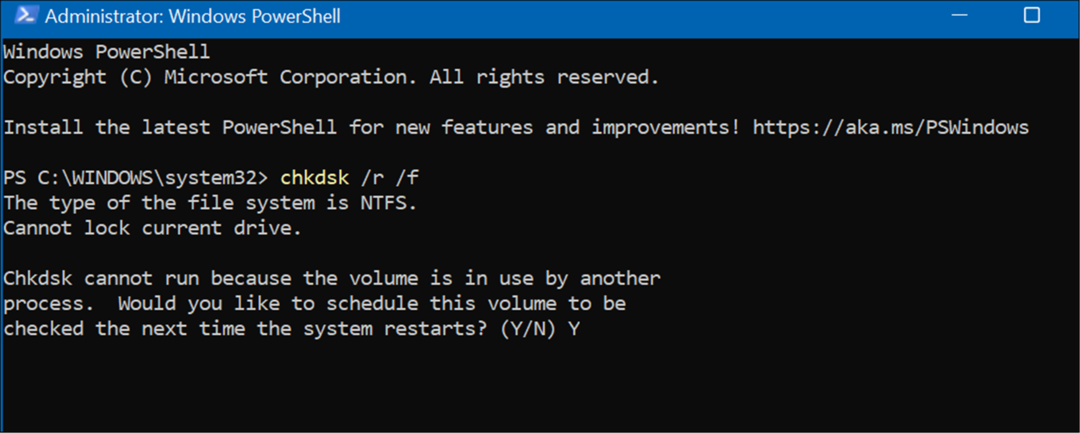tarkistuslevyn Windows 11 pysäytyskoodin muistinhallinnan korjaus