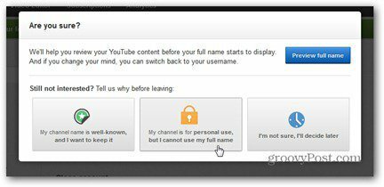 youtube oikean nimen kieltäytyvät käyttämästä koko nimeä