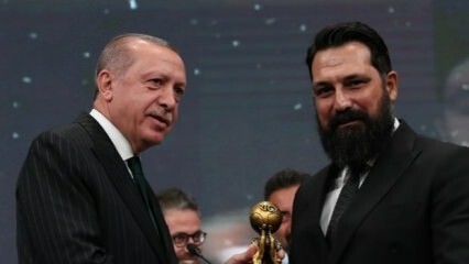 Palkinto presidentti Erdoğanilta Bülent İnalille!