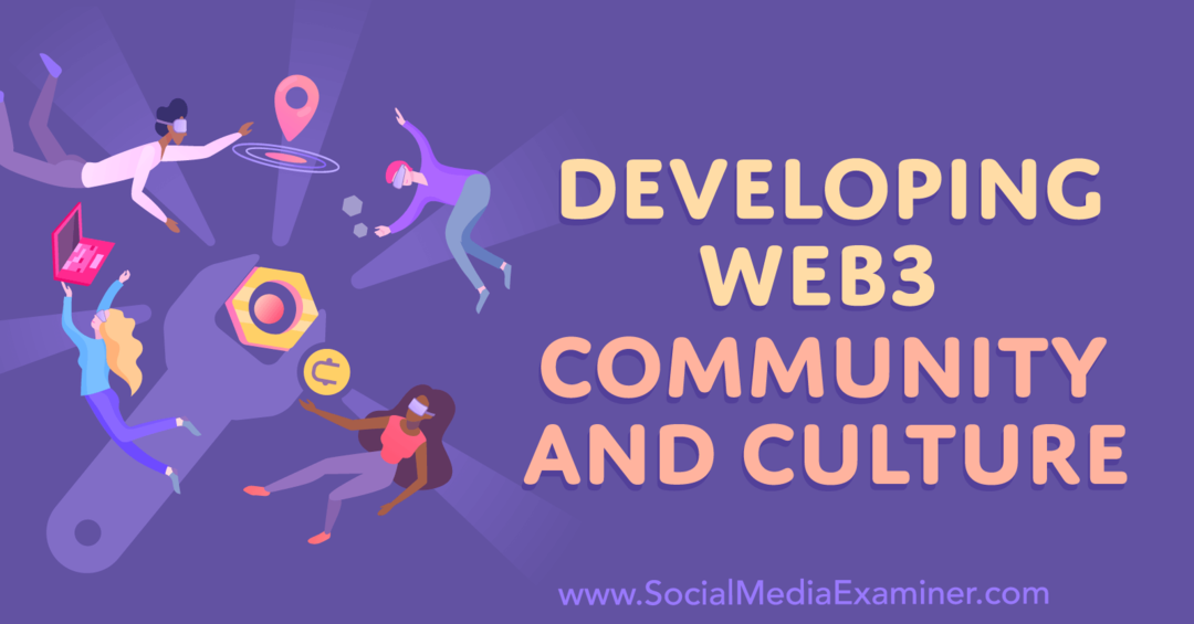 Web3-yhteisön ja kulttuurin kehittäminen sosiaalisen median tutkijan toimesta