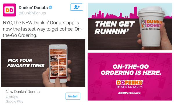 dunkin donuts twitter -videomainos