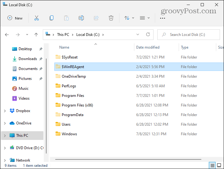 Piilotettujen tiedostojen ja kansioiden näyttäminen Windows 11: ssä