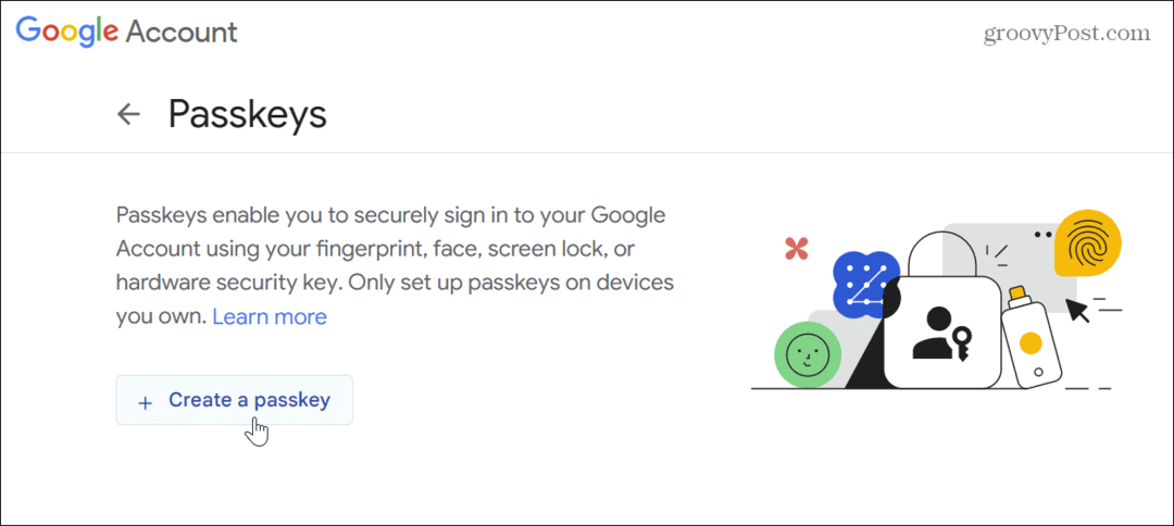 Kuinka luoda salasana Google-tilillesi