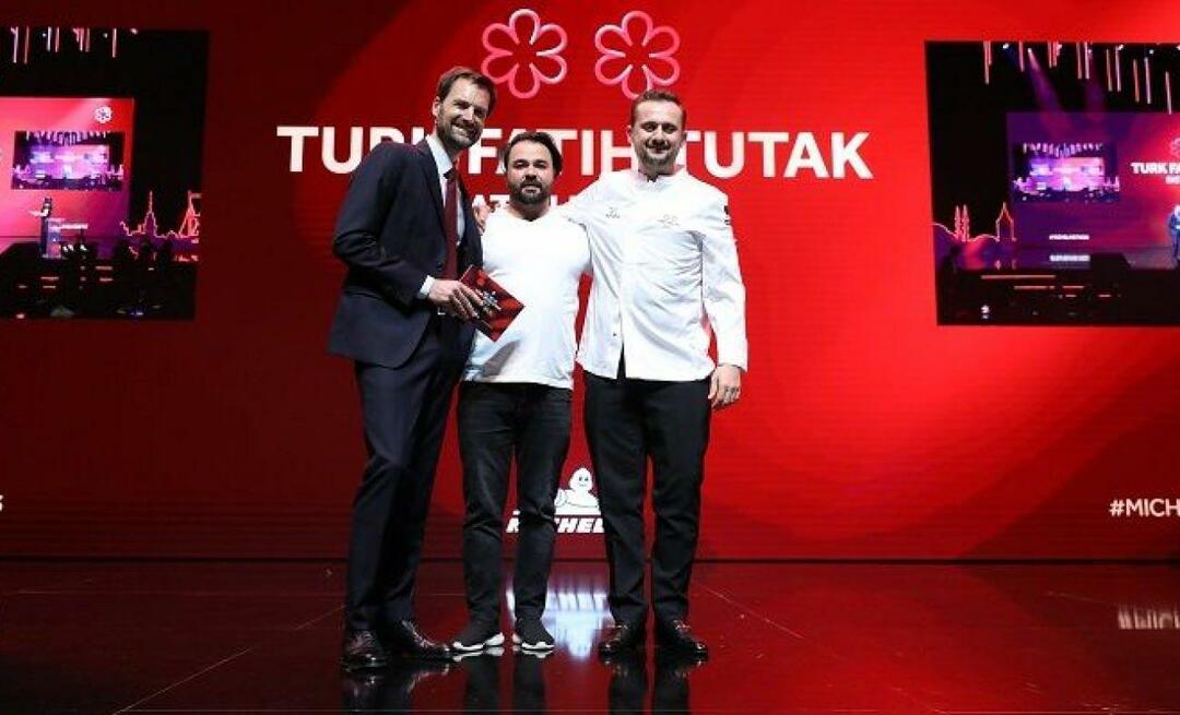 Turkkilainen gastronomian menestys on tunnustettu maailmassa! Palkittu Michelin-tähdellä ensimmäistä kertaa historiassa