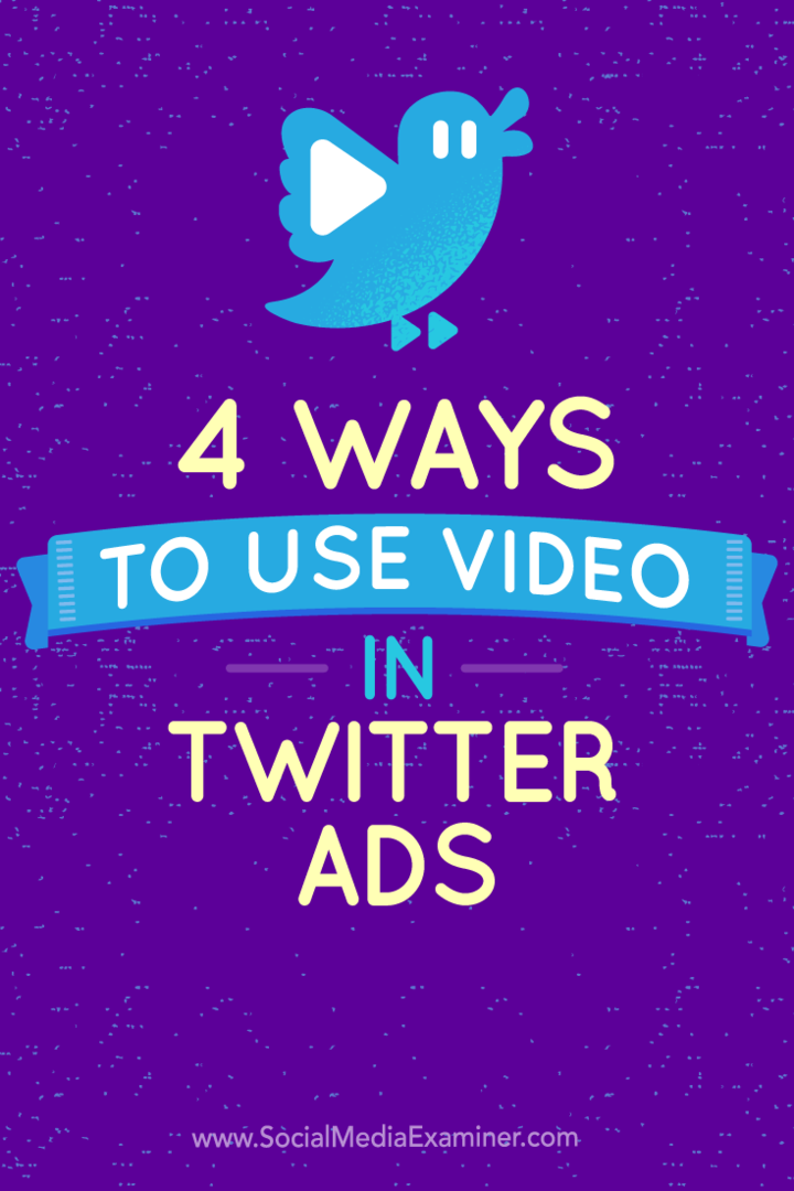 4 tapaa käyttää videota Twitter-mainoksissa: sosiaalisen median tutkija