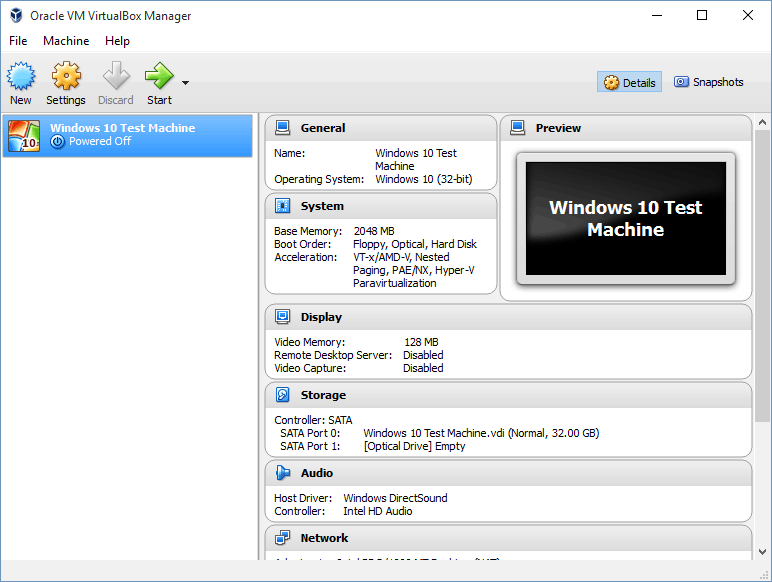 08 Viimeistele VM-määritykset (Windows 10 Install)