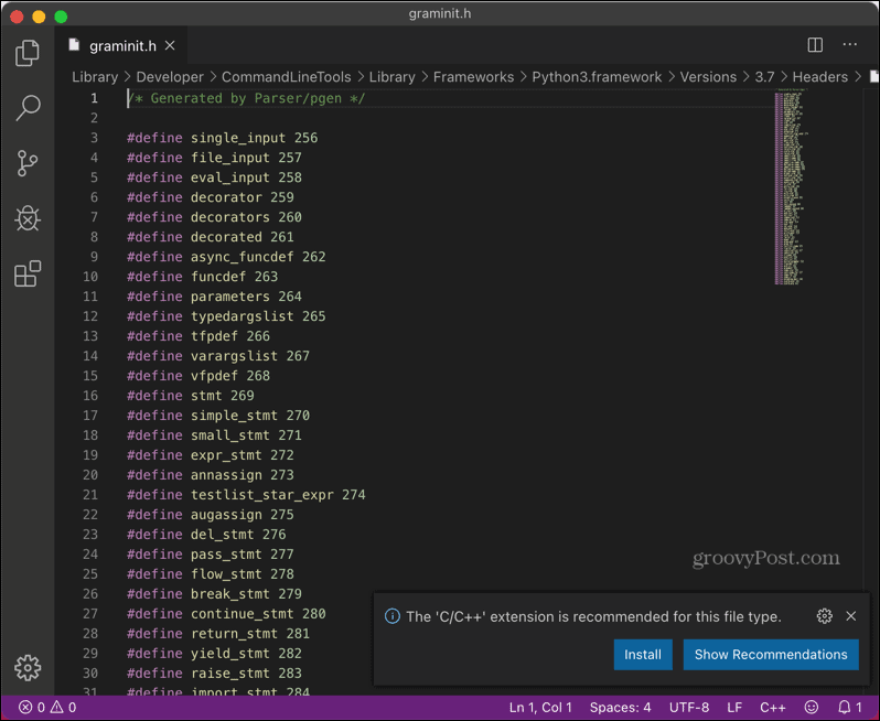 Visual Studio -koodin tekstieditori