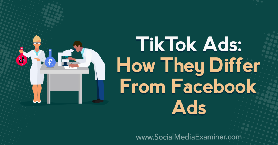 TikTok-mainokset: Kuinka ne eroavat Facebook-mainoksista, joissa on Caleb Robertsin oivalluksia sosiaalisen median markkinointipodcastissa.
