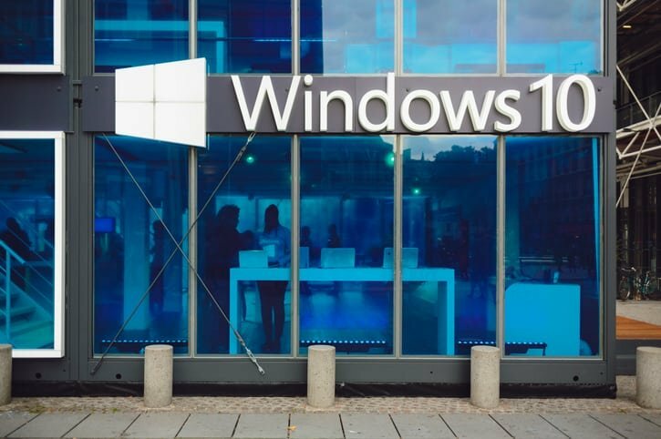 Microsoft Windows 10 -tarjouspaviljonki