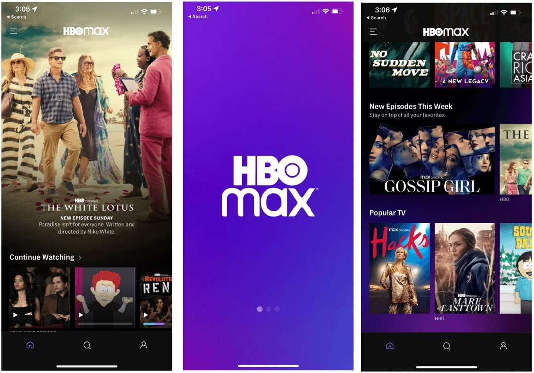Parhaat iPhone -sovellukset HBO Max