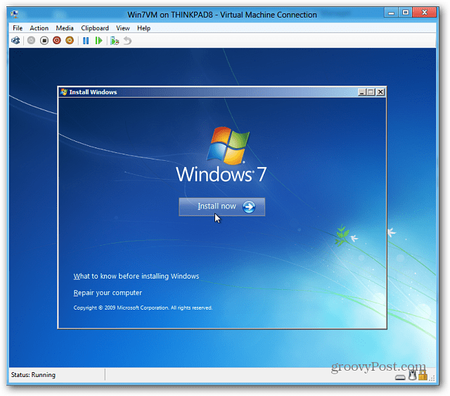 asenna Windows 7