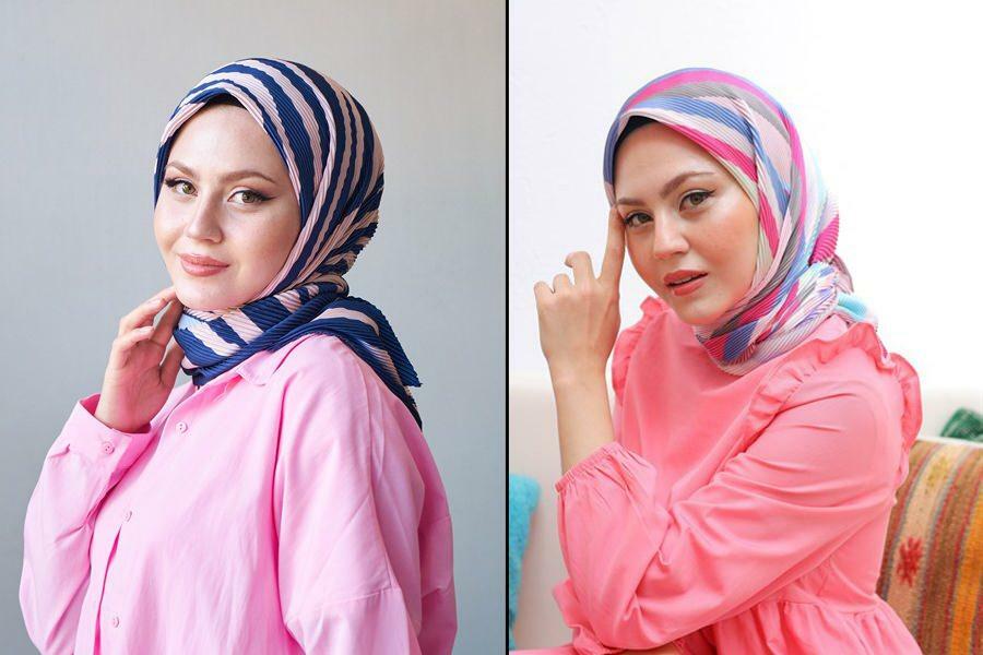 naisten hijab laskostettu huivit mallit mooncorn