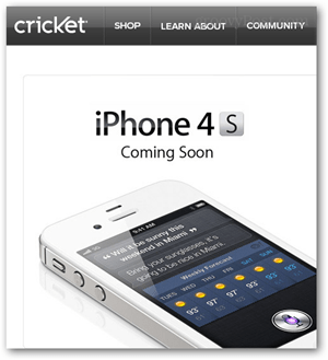 iphone 4s krikettiä varten