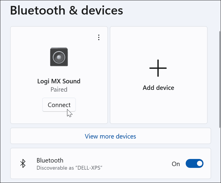 Yhdistä Bluetooth-laite