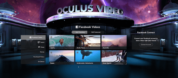 facebook oculus sosiaaliset ominaisuudet