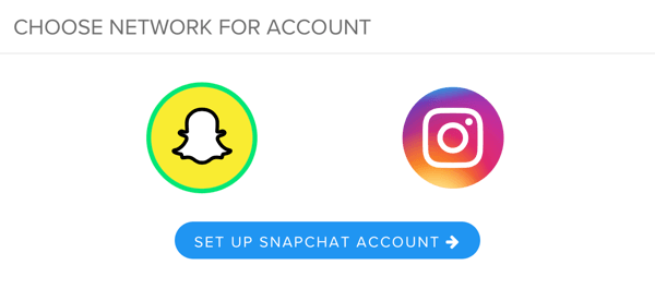 Yhdistä Snapchat-tilisi Snaplyticsiin.