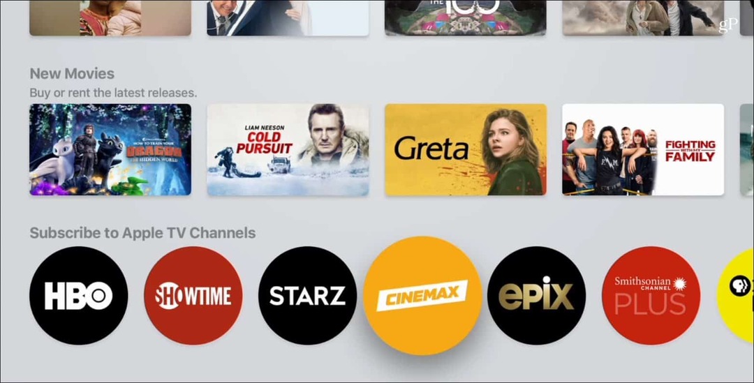 Apple TV Premium -kanavat