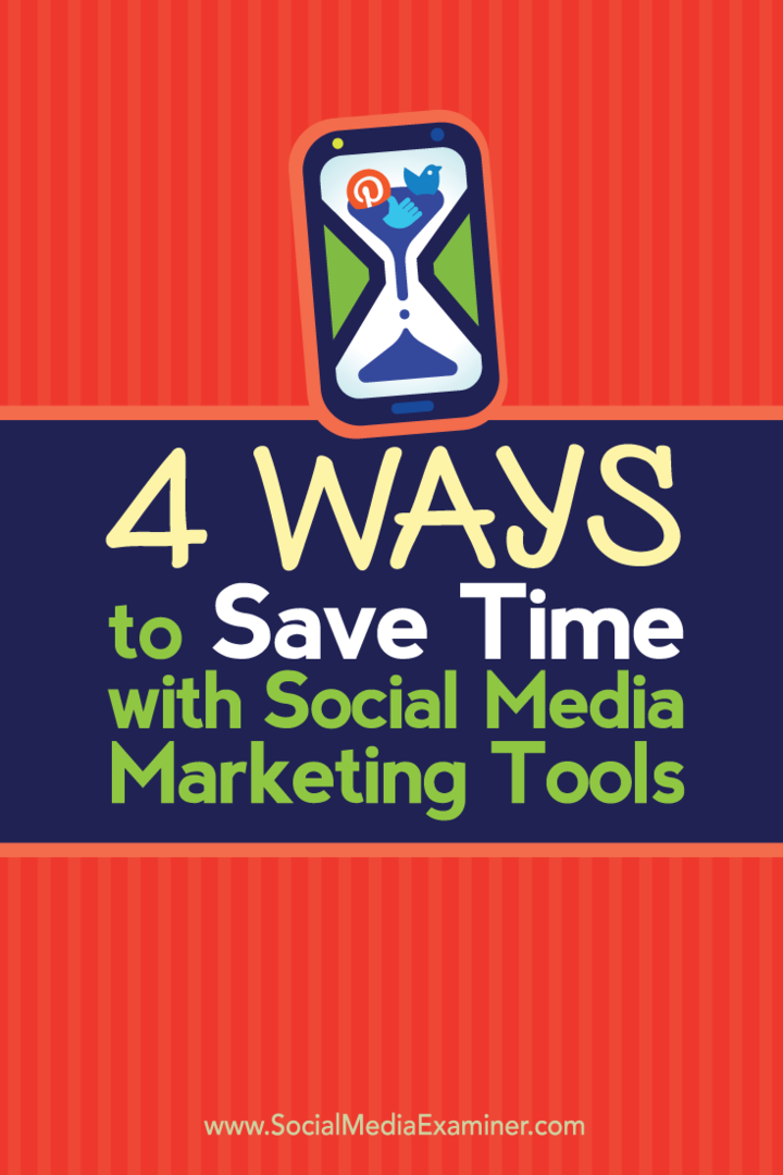 4 tapaa säästää aikaa sosiaalisen median markkinointityökaluilla: sosiaalisen median tutkija
