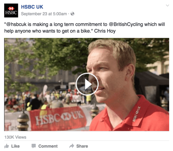 hsbc facebook-video
