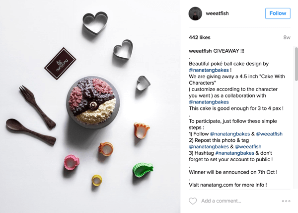 Foodie Instagrammer @weeatfish edisti Nanatang Bakesin lahjaa.