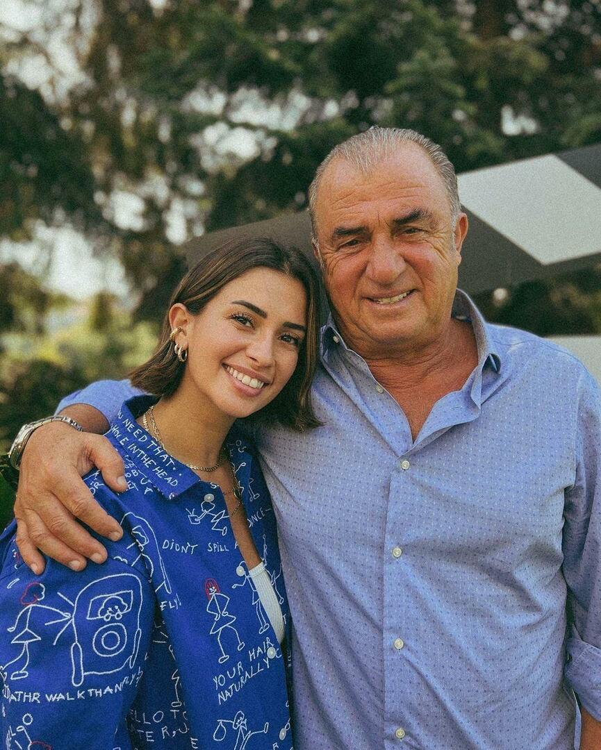 Fatih Terim ja hänen tyttärensä Buse Terim