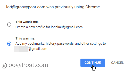 Sähköposti käytti aikaisemmin Chromea