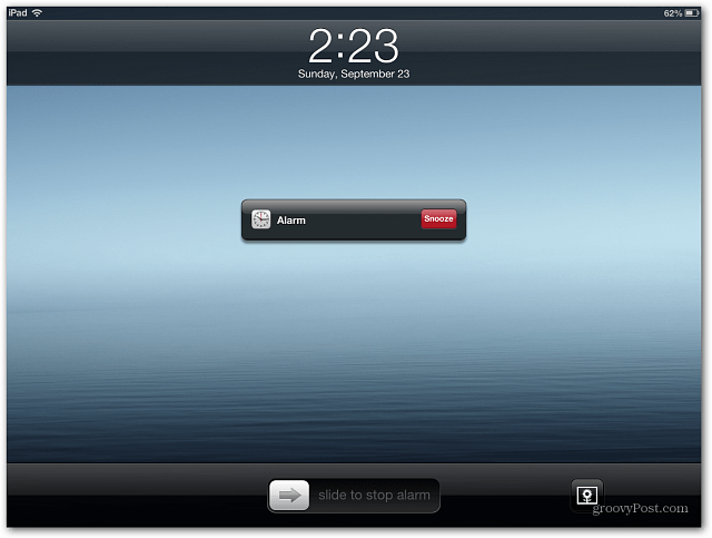Aseta iOS 6 -hälytys herättämään sinut kaikilla kappaleilla