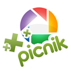 Picasa-verkkoalbumit + Picnik-logo