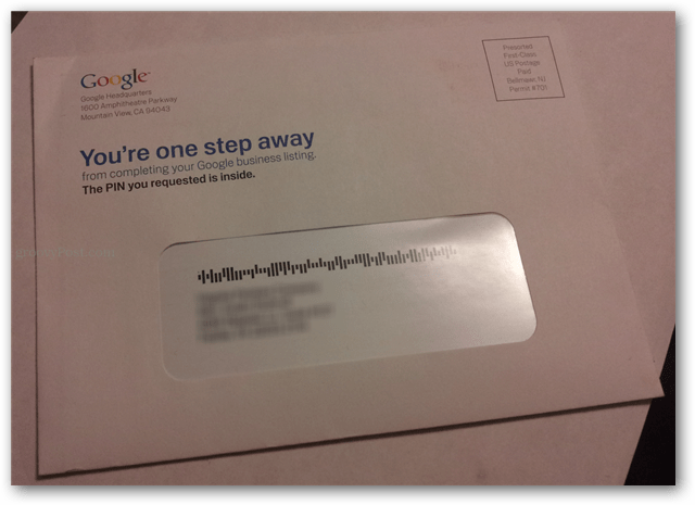 google postikortti yritysluettelosta