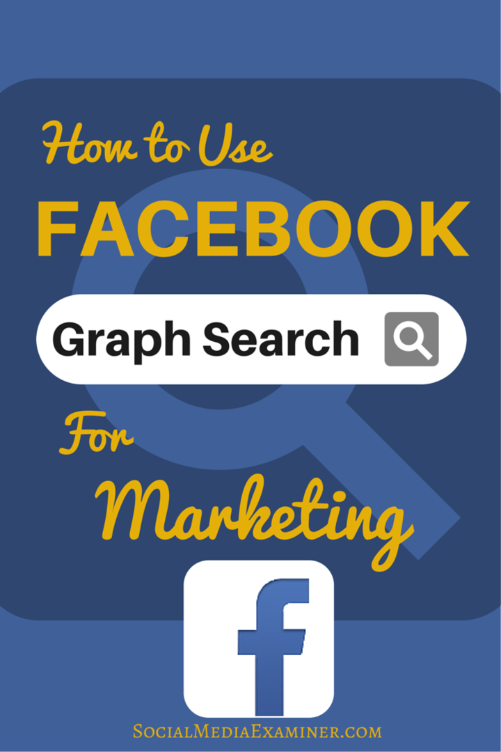 Kuinka käyttää Facebook-kuvahakua markkinoinnin parantamiseen: Sosiaalisen median tutkija