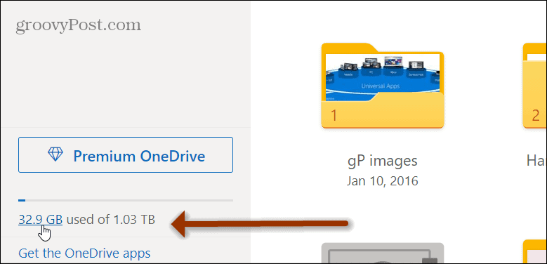 OneDrive-tallennustilan verkko
