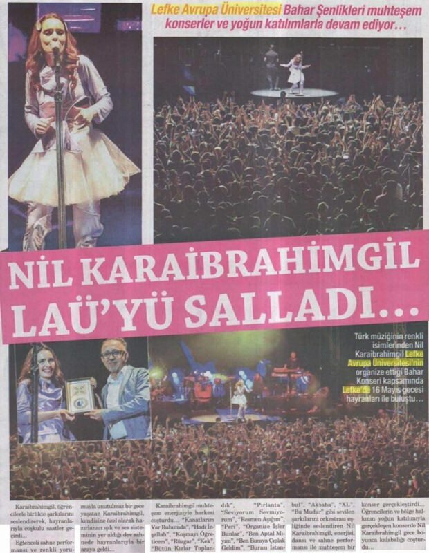 Nil Karaibrahimgil LAU -konsertti