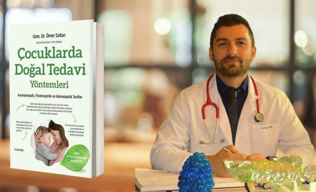 Exp. DR. Ömer Saltanin uusi kirja "Luonnollinen hoitomenetelmä lapsille" on hyllyillä