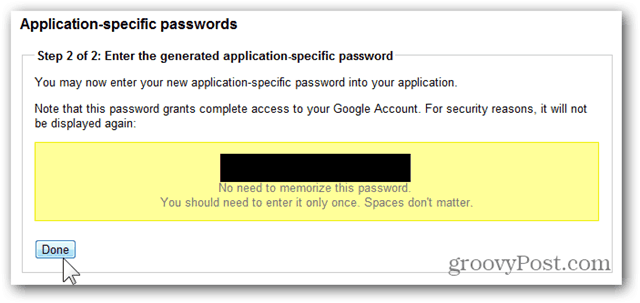 google kerta salasanat - kopioi salasana
