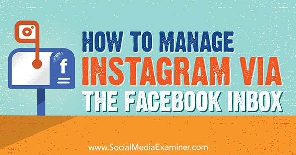 Kuinka hallita Instagramia Jenn Hermanin Facebook-postilaatikon kautta sosiaalisen median tutkijalla.