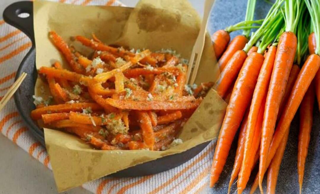 Paistettu porkkana resepti! Kuinka paistaa porkkanat? Paistettua porkkanaa kananmunalla ja jauhoilla