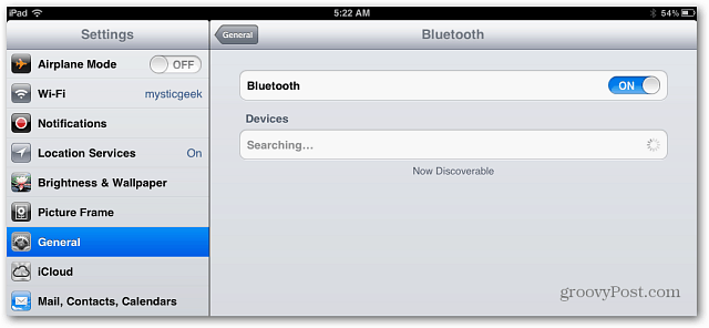 Kytke Bluetooth-näppäimistö iPadiin