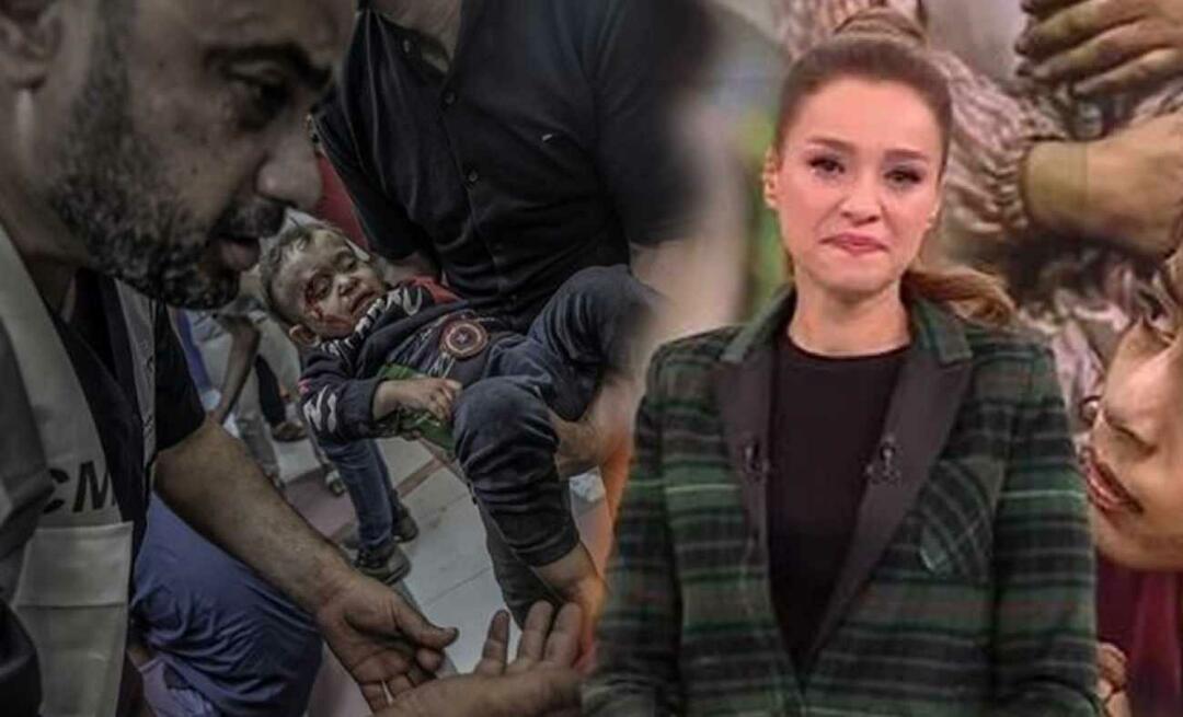 Uutisjuontaja Cansın Helvacı ei voinut pidätellä kyyneliään raportoidessaan Gazan joukkomurhasta!