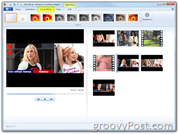 Microsoft Windows Live Movie Maker - Miten tehdä kotielokuvia Madonna