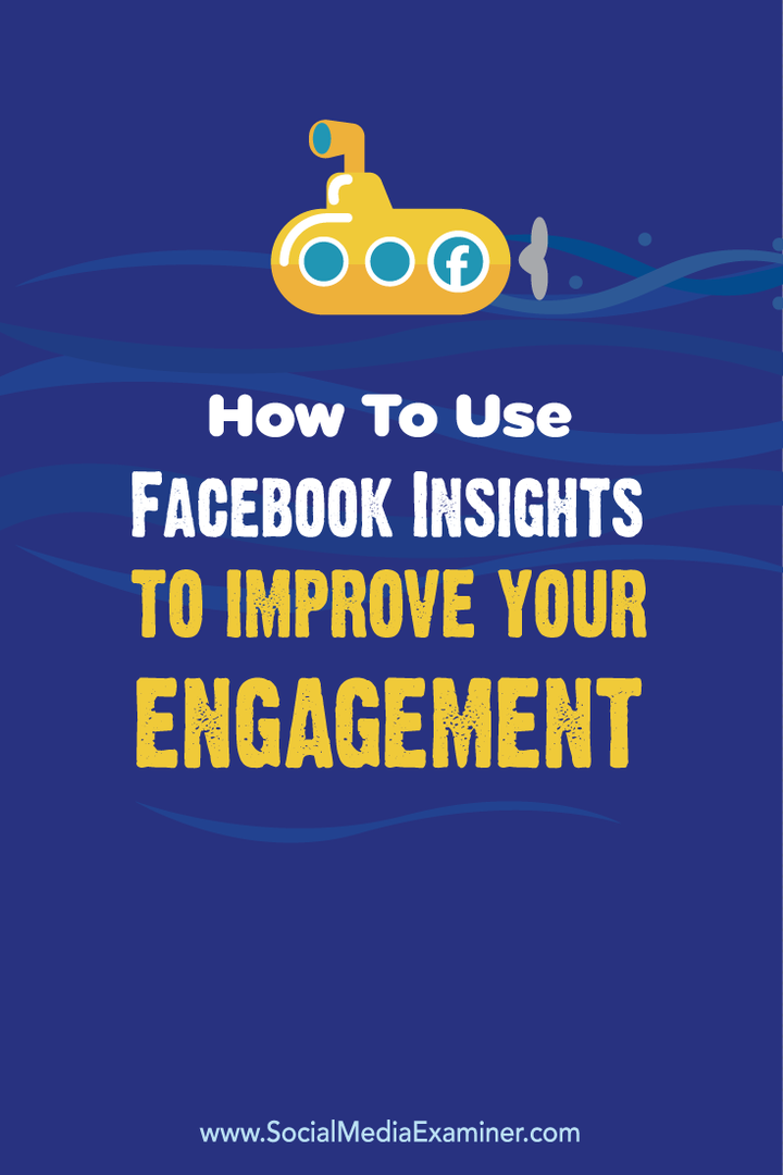Kuinka käyttää Facebook-oivalluksia parantaaksesi sitoutumistasi: Sosiaalisen median tutkija
