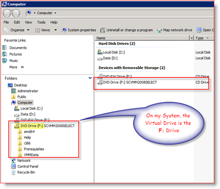 MagicISO Virtual Drive ISO -asennusesimerkki Windows Server 2008: ssa