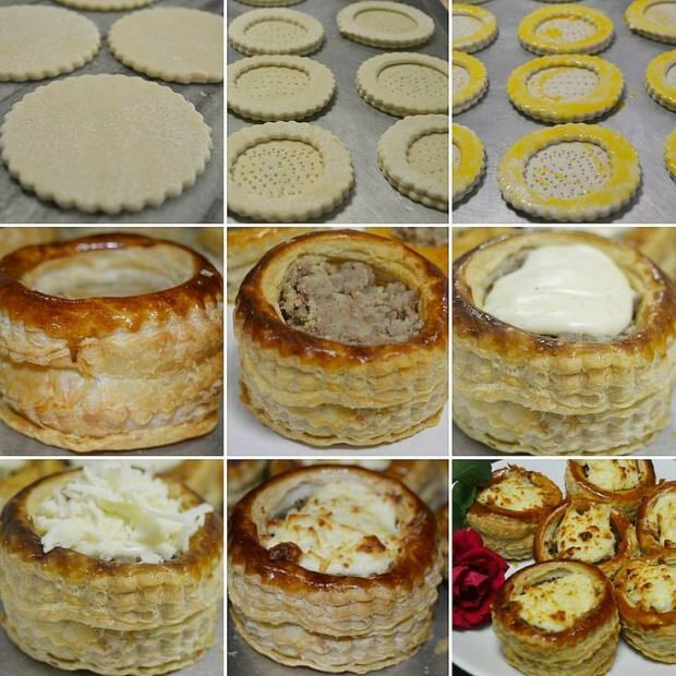 Kuinka tehdä Easy Volovan -leivonnaisia?