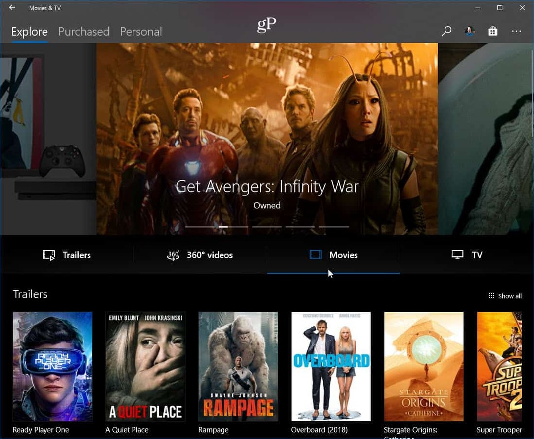 Vinkkejä elokuvien ja TV: n hyödyntämiseen Windows 10: ssä