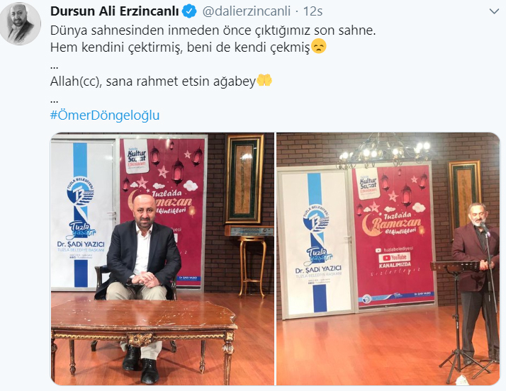 Dursun Ali Erzincanlıdan Ömer Döngeloğlu jakaminen