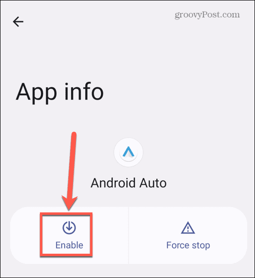 Android automaattinen käyttöönotto