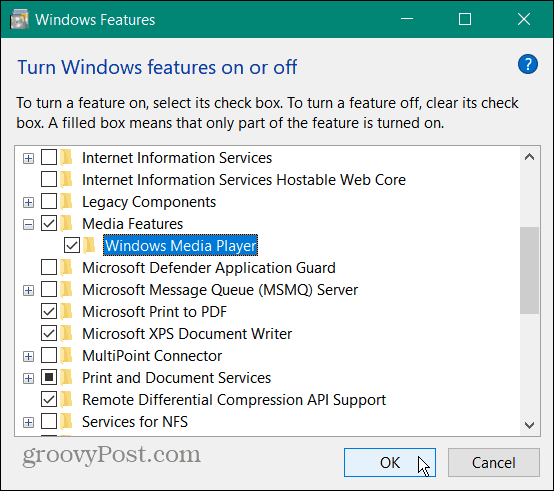 Toista VOB-tiedosto Windows 10:ssä