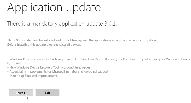 Windows Phone Recovery Tool -työkalulla on uusi nimi ja ominaisuudet