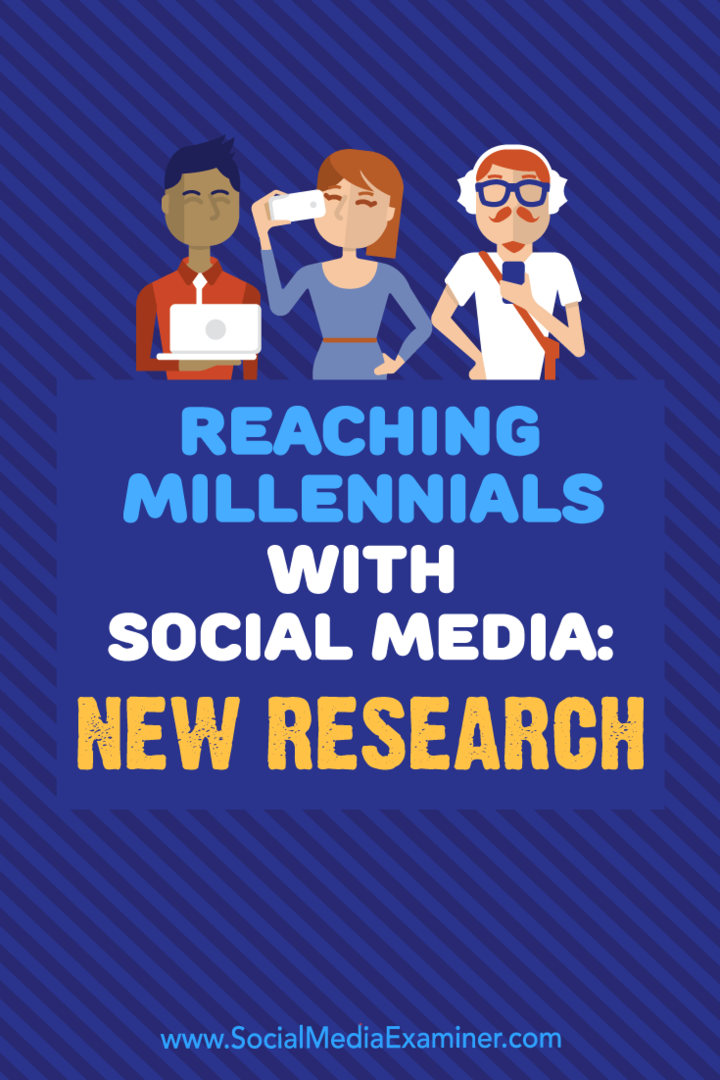 Tuhatvuotisten ihmisten tavoittaminen sosiaalisen median avulla: Uusi tutkimus: Sosiaalisen median tutkija